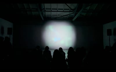 Images of Ebb and Flow, audio-visual performance @ the 69 edition Kurzfilmtage, Oberhausen